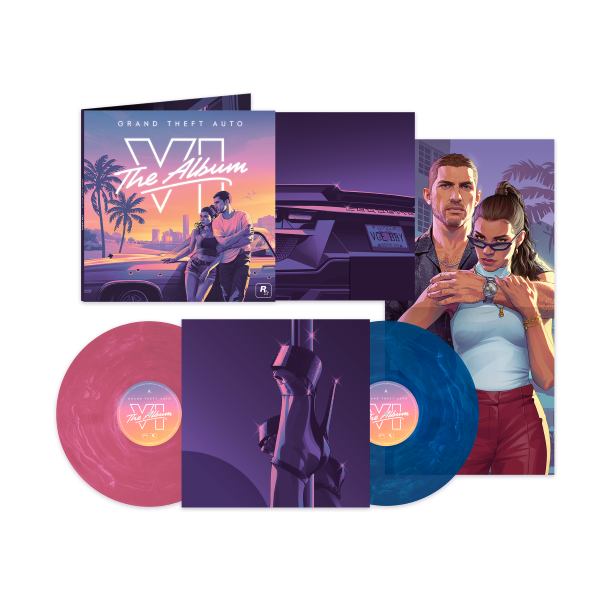 Ilmestyy 20.11.2025 / Various – Grand Theft Auto VI: The Album (Pink/White & Blue/White) - Image 2